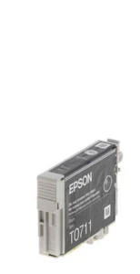 INCHIOSTRO CARTUCCIA EPSON (T0711 GHEPARDO) ORIGINALE COLORE BLACK NERO - Imagen 1 de 6