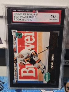 91-92 Parkhurst Pavel Bure Rookie 🚨🚨🚨 KSA 10 Pristine Gem Mint - Picture 1 of 2