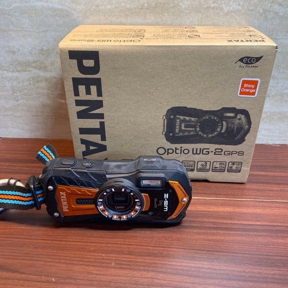 PENTAX Waterproof Digital Camera Optio WG-2 4946 From Japan - Image 1 of 4