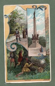 1892 Victorian Trade Card Arbuckle Coffee co. History of USA Indiana #106 - Picture 1 of 2