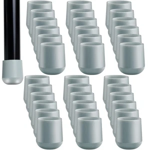 36 Pieces 7/8 Inch Folding Chair Leg Caps Heavy-Duty Plastic Chair End Caps N... - Picture 1 of 7