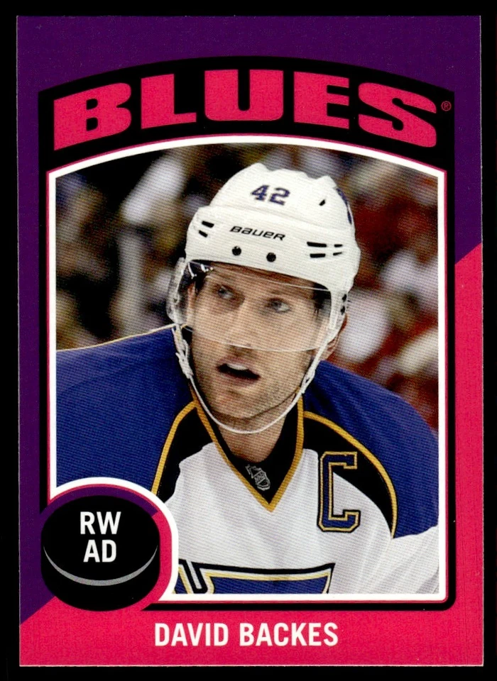 2014-15 O-Pee-Chee Stickers David Backes St. Louis Blues #ST-28 - Image 1 of 2
