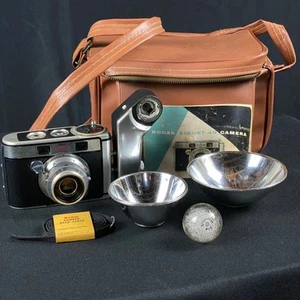Vintage Kodak Signet 40, mit Koffer, Blitz, Trageriemen & Anleitung *nicht getestet - Bild 1 von 24