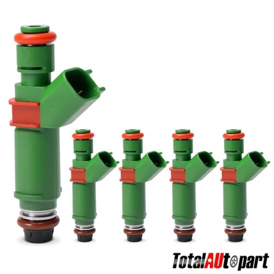 Injetor de combustível 5 peças para Volvo V70 2001-2007 S60 01-05 L5 2.4L naturalmente aspirado - Imagem 1 de 4