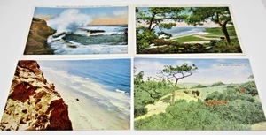 San Diego California Postcard LOT of Four (4) including La Jolla - Torrey Pines - Picture 1 of 20