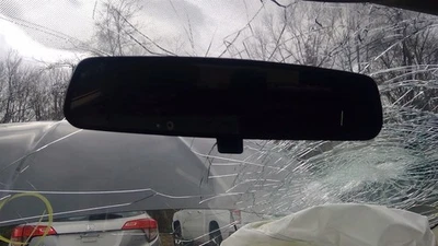 Rear View Mirror Manual Dimming Fits 01-24 EXPLORER 1579914 - Image 1 of 4