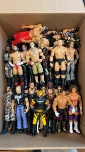 WWE Action Figure Lot of 37 plus 16 Mini Figures - Picture 1 of 15