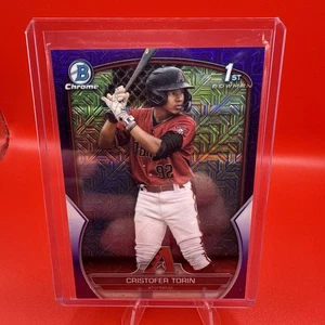 CRISTOFER TORIN 2023 TOPPS BOWMAN CHROME Purple MEGA Refractor 265/299 - Picture 1 of 5