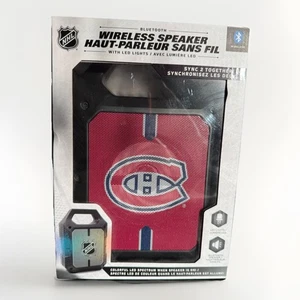 Montreal Canadiens NHL Bluetooth Wireless Speaker SOAR ShockBox LED Lights NEW - Picture 1 of 3