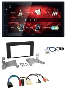 JVC DAB USB Bluetooth 2DIN MP3 Autoradio für Toyota Aygo ab 2022 AB7 schwarz - Bild 1 von 6