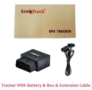 OBD II GPS Tracker 16PIN OBD Plug Play Car GSM OBD2 Tracking Battery Box Line IR - Imagen 1 de 5