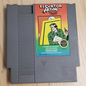 Elevator Action Video Game (Taito Nintendo NES, 1987) Authentic Cartridge Tested - Picture 1 of 4