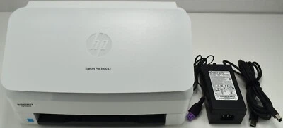 HP Scanjet Pro 3000 S3 Duplex Document Scanner with AC Adapter - Image 1 of 4