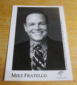 Fotografía autografiada de Mike Fratello Coach 5X7 baloncesto de la NBA Atlanta Hawks - Imagen 1 de 3