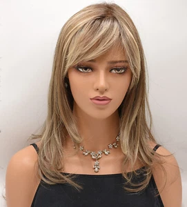 BARCELONA Wig by BELLETRESS, Macadamia Latte-R, CLEARANCE! MonoPrt + Ext LaceFrt - Picture 1 of 10