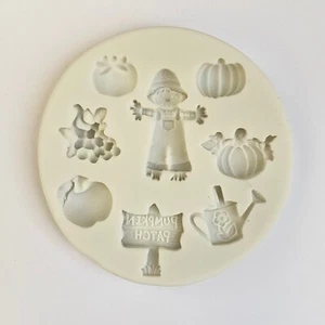 HARVEST THEME MOLD, Fondant Mold, Fall, Autumn Cake Decoration, Vegetables Mold - Picture 1 of 1