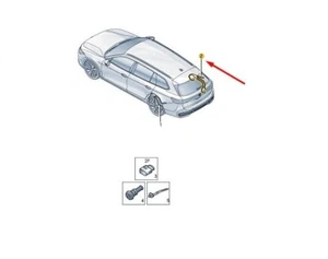 VW Passat B9 Hinten Rechts Geschwindigkeitssensor Kabelbaum 3WA927902M Neu - Picture 1 of 1