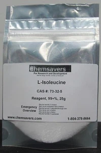 L-Isoleucine, Reagent, 99+%, 25g - Picture 1 of 1