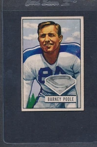 1951 Bowman #009 Barney Poole Yanks VG/EX *322 - Picture 1 of 1