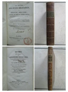 GUIDE DES DELITS MILITAIRES ET MARITIMES, 1808 + GARDE NATIONALE, 1831. - Picture 1 of 24