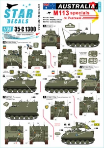 Decals 1/35 Australia in Vietnam # 3. Aussie M113A1 Fitter, M113A1 RAEME, M577 - Picture 1 of 1