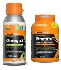 NAMEDSPORT Omega 3 Double Plus Integratore Alimentare di Acidi Grassi - 240 Capsule