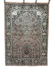 Ręcznie tkany orientalny dywan - kaszmir ghom drzewo życia jedwabny dywan 180x125cm