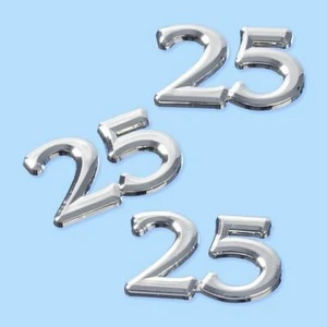 Numero 25 argento nozze d'argento - Foto 1 di 1