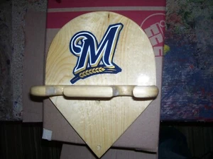 Bate de béisbol Bats Brewers para exhibir 2 bates acabado natural hecho a mano - Imagen 1 de 9