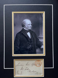 LORD JOHN RUSSELL - FORMER PRIME MINISTER - BRILLIANT SIGNED DISPLAY - Picture 1 of 1