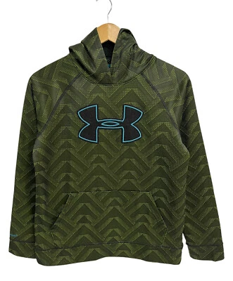 Sudadera Pullover Under Armour Niño Manga Larga Negra y Amarilla Neón Talla L Foto 1 de 4