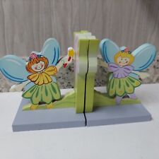 Fairy Princess Bookends Colorful Nursery or  Child's Room 