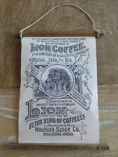 Lion Coffee Poster Advertisement Wall Hanging 11