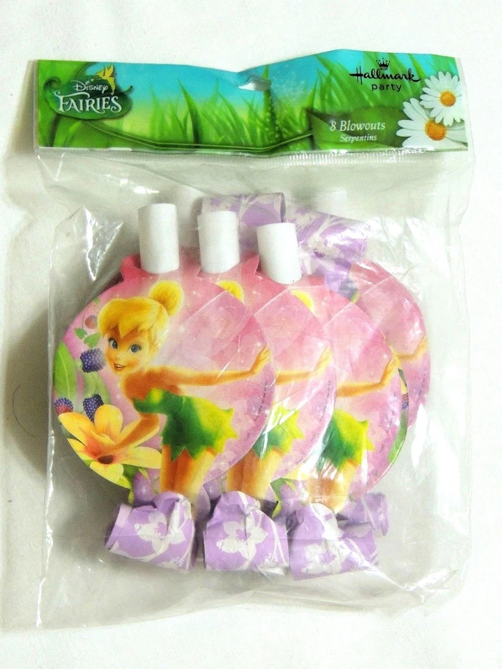  NEW~ TINKERBELL~ 8- PARTY BLOWOUTS - PARTY SUPPLIES - Image 1 of 1
