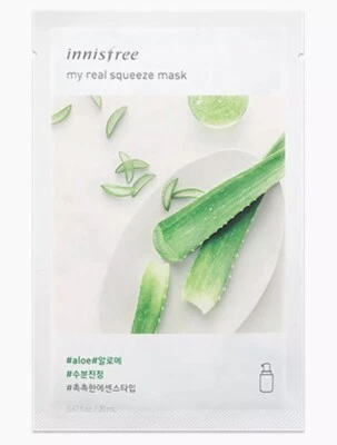 Innisfree My Real Squeeze Sheet Mascarilla y Juego Hidratante Regalo de Bienvenida Foto 1 de 4