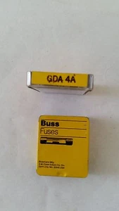 BUSSMANN GDA 4 4 AMP 5MM x 20MM FAST ACTING CERAMIC 250 VAC 216004 BOX OF 5PC - Picture 1 of 1