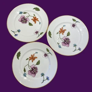 3 Royal Worcester Astley Porcelain Bread & Butter Plates England See Photos Read - Picture 1 of 12