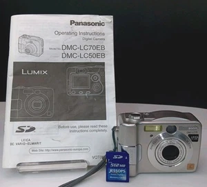 Panasonic Lumix DMC-LC70 4MP Digitalkamera 3x opt. Zoom - mit 512MB SD - guter Zustand - Bild 1 von 24