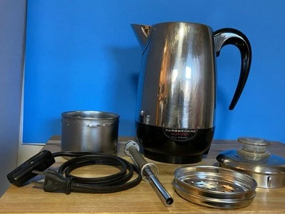 Percolador de café automático Farberware Superrápido 2-8 tazas de colección modelo 138 funciona Foto 1 de 4