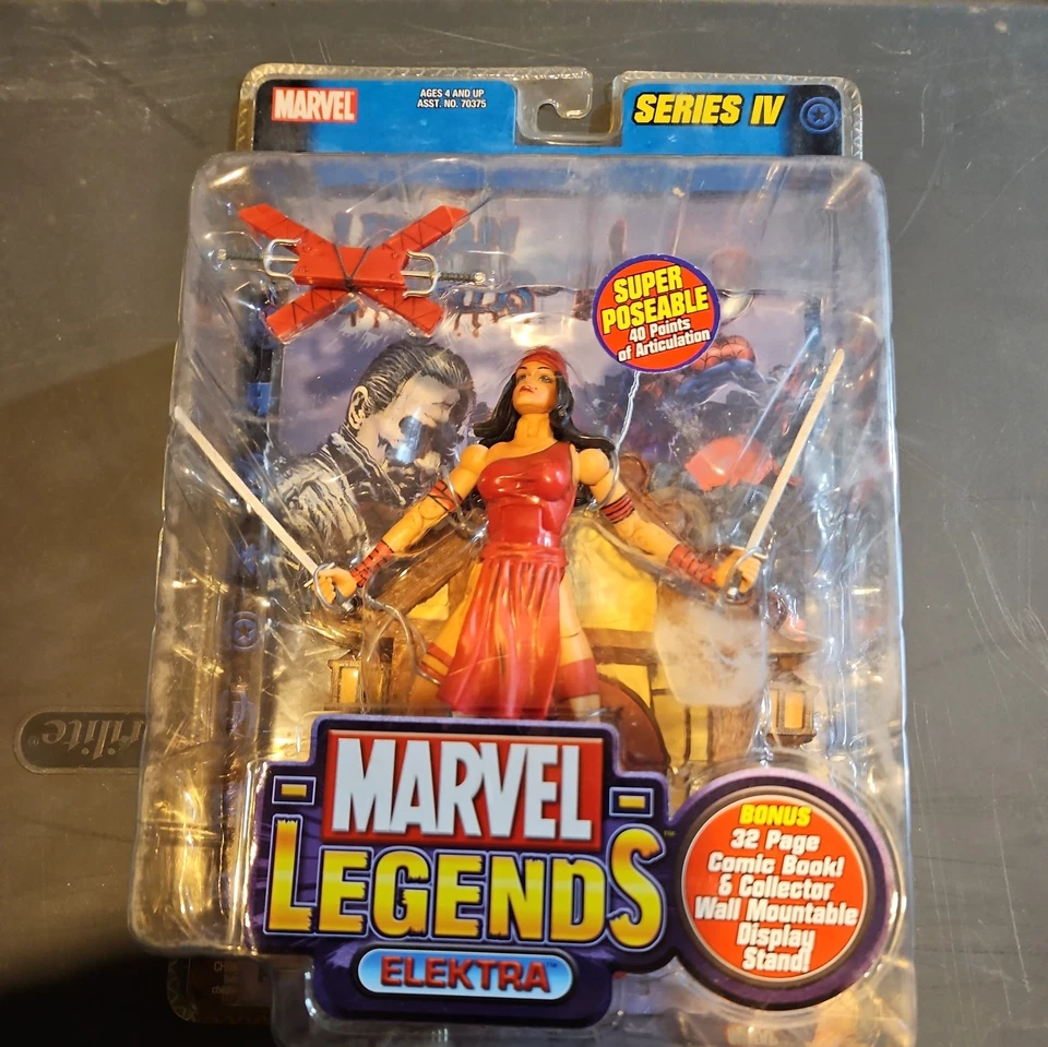 FIGURA DE ACCIÓN ELEKTRA SERIE 4 MARVEL LEGENDS TOY BIZ DAREDEVIL COMO NUEVA/SELLADA Foto 1 de 1
