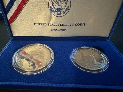 United States Liberty Coins 1886-1986 With Case MINT Condition - Image 1 of 4