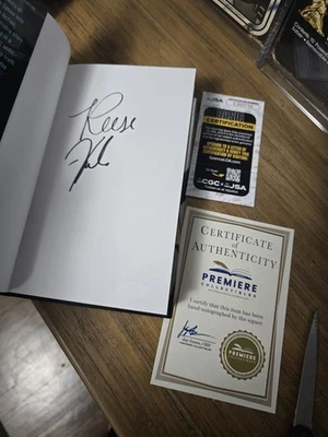 Gone Before Goodbye HC Book Signed AUTO Reese Witherspoon & Harlan Coben JSA COA - Image 1 of 4