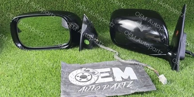 Par de espelhos laterais elétricos genuínos Lexus LS430 2001-2006 fabricante de equipamento original JDM usado - Imagem 1 de 4