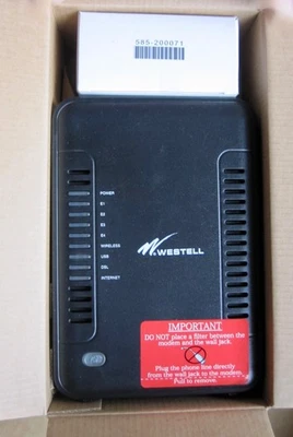 New in Box Westell Inc. ADSL2 Modem Router A99-750045-00 - Image 1 of 2