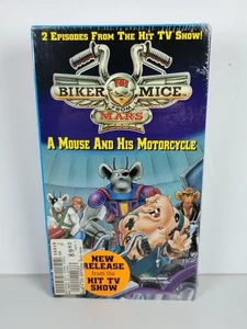 BIKER MICE FROM MARS: A Mouse & His Motorcycle VHS Factory Sealed 90's Cartoon  - Picture 1 of 6
