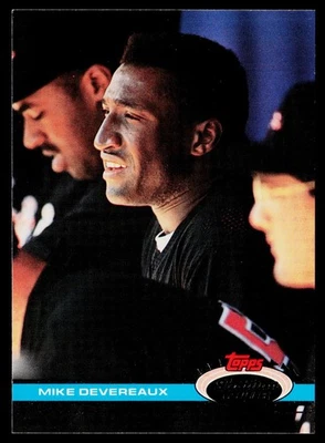 1991 Stadium Club #555 Mike Devereaux - Image 1 of 2