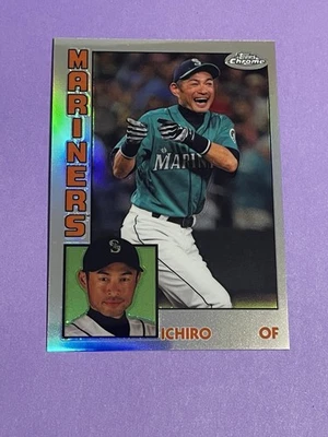 Ichiro 2019 Topps Chrome 1984 35th Anniversary Refractor #84TC-14 Mariners - Image 1 of 2