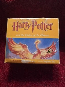 Harry Potter and the order of the phoenix -Read by Stephen Fry Cassette Tapes - Picture 1 of 13