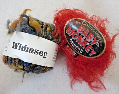 Mixed Lot of 2 Balls Yarn, Baby Monkey & Ironstone Whimsey - Image 1 of 4