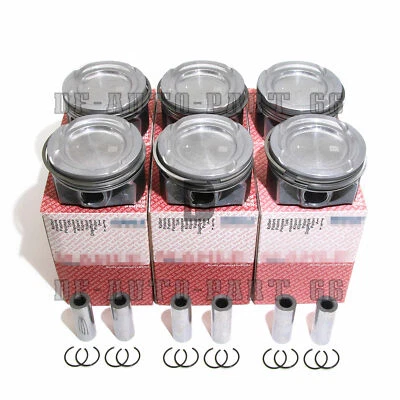 Juego de 6 anillos de pistón MAHLE Φ83mm para Mercedes-Benz AMG S500 W222 W167 M256 3.0 Foto 1 de 4